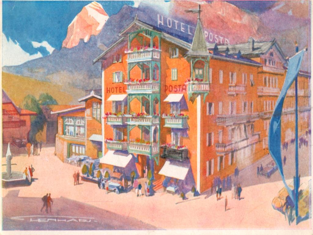 Hotel De La Poste Cortina dʼAmpezzo Esterno foto